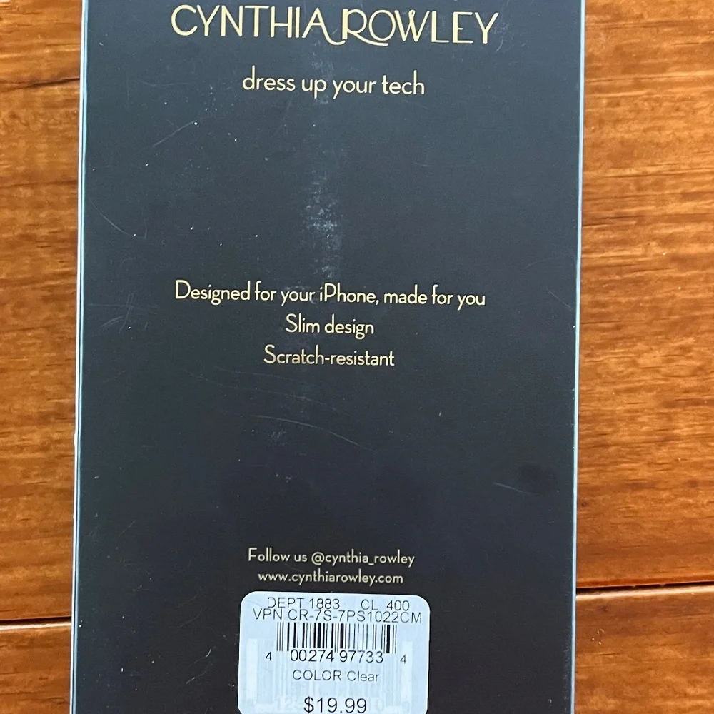 NWT Cynthia Rowley IPhone 6 Plus/7 Plus Case